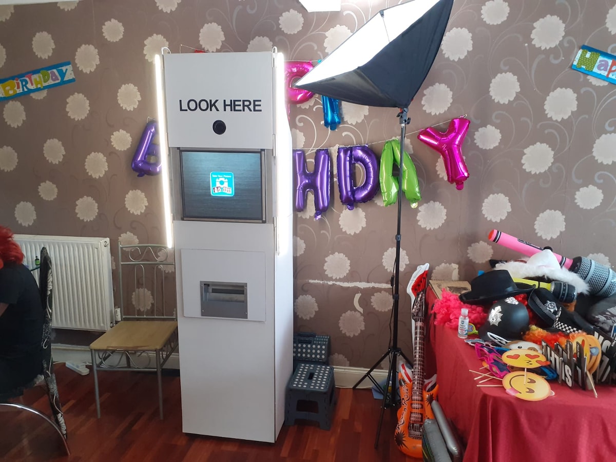 Selfie pod met fotoalbum en loper in jouw kleur